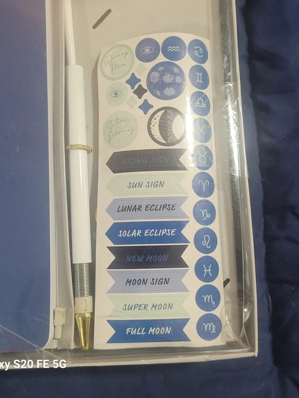 Cancer Constellation Notebook Gift Set